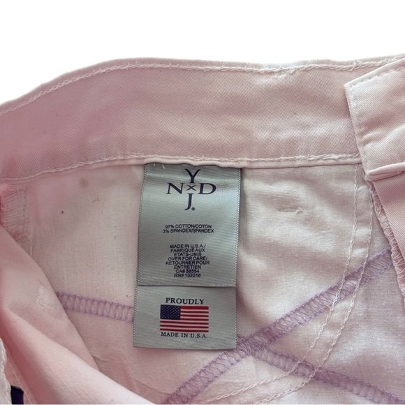 NYDJ Size 6 Soft Pink High-Waist 5 Pocket Bootcut Jeans Cotton-Spandex - Picture 8 of 8